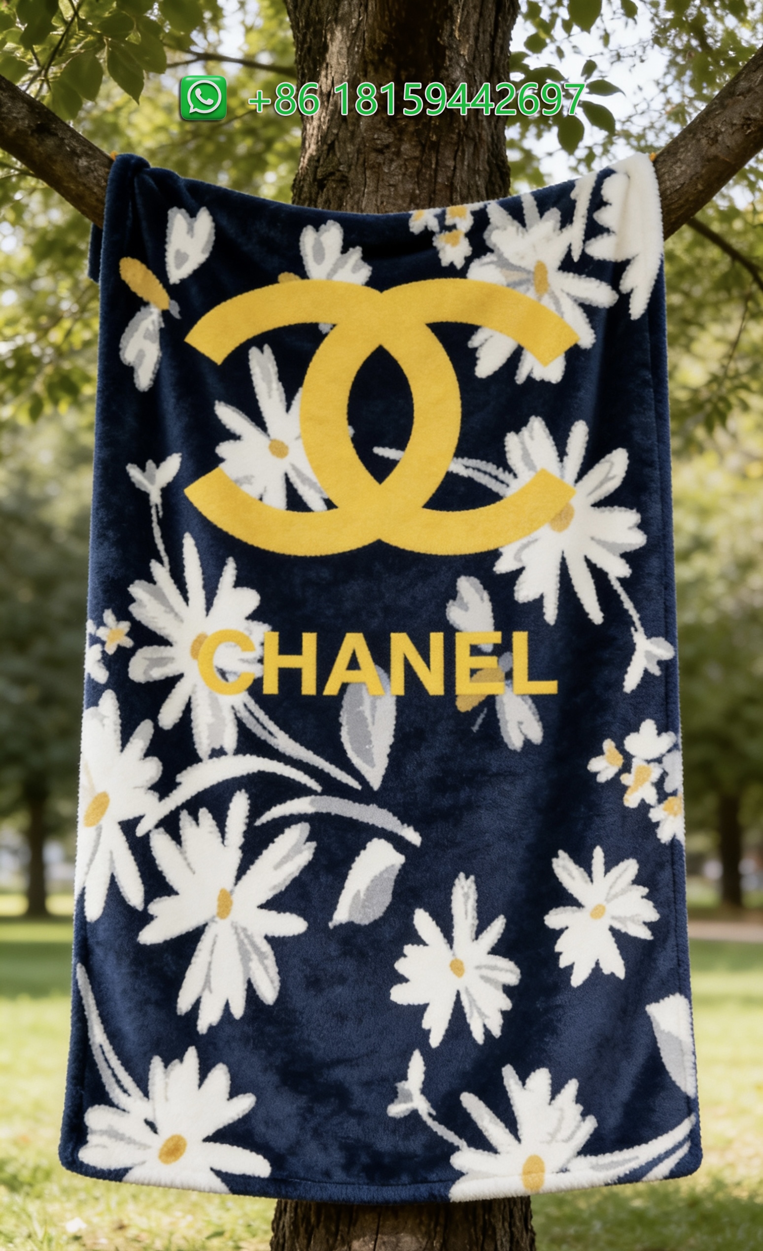 Chanel Throw Blankets